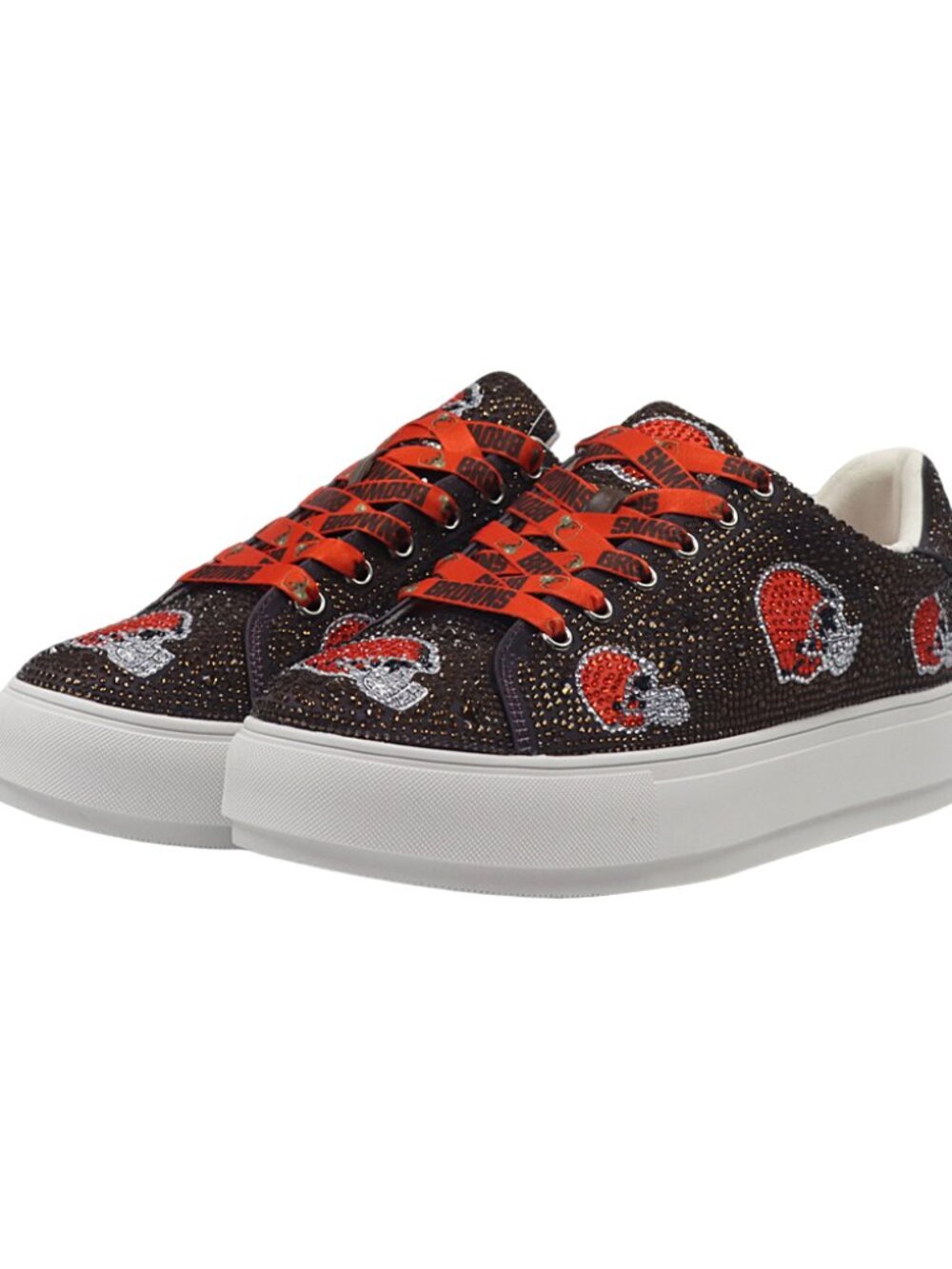 CLEVELAND BROWNS Crytal Team Colored Sneaker